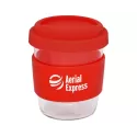 branded Cafe Cup Medium - 290ml, from our range of promotional Reusable Coffee Cups - Glass