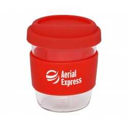 branded Cafe Cup Medium - 290ml, from our range of promotional Reusable Coffee Cups - Glass