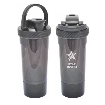 branded Shaker-Pro Sports Bottle, Black, from our range of promotional Protein Shakers