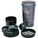 branded Shaker-Pro Sports Bottle, Black, from our range of promotional Protein Shakers