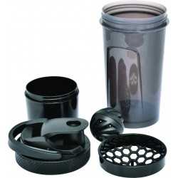 branded Shaker-Pro Sports Bottle, Black, from our range of promotional Protein Shakers