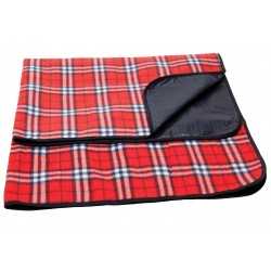 Picnic Blankets - Antigua Picnic Rug, Red Check