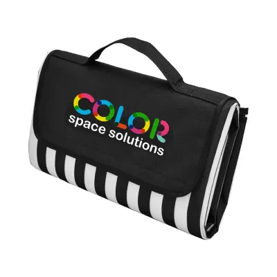 branded Ascot Picnic Rug, Black - Extra Large, from our range of promotional Picnic Blankets