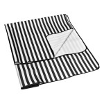 Picnic Blankets  - Ascot Picnic Rug, Black - Extra Large