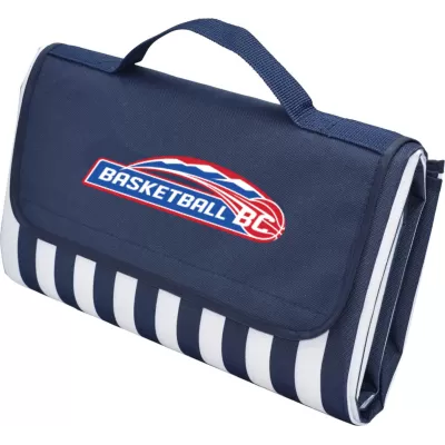 branded Ascot Picnic Rug, Navy - Extra Large, from our range of promotional Picnic Blankets