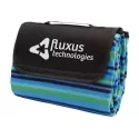 branded Jamaica Picnic Rug, Blue Stripe, from our range of promotional Picnic Blankets