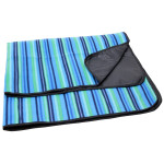 Picnic Blankets  - Jamaica Picnic Rug, Blue Stripe