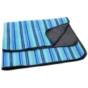 branded Jamaica Picnic Rug, Blue Stripe, from our range of promotional Picnic Blankets