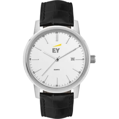 branded Watch, Mens/Ladies - Leather Strap, from our range of promotional Corporate Watches