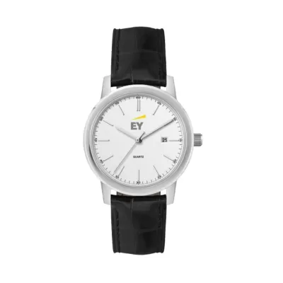 branded Watch, Mens/Ladies - Leather Strap, from our range of promotional Corporate Watches