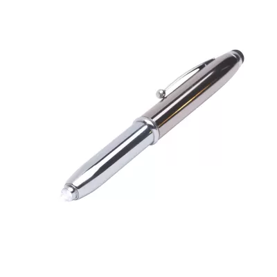 branded Economy 3-Way Stylus Pen & Torch, from our range of promotional Metal Promotional Pens