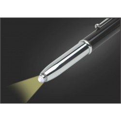 branded Economy 3-Way Stylus Pen & Torch, from our range of promotional Metal Promotional Pens
