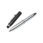 branded Economy 3-Way Stylus Pen &amp; Torch, from our range of promotional Metal Promotional Pens