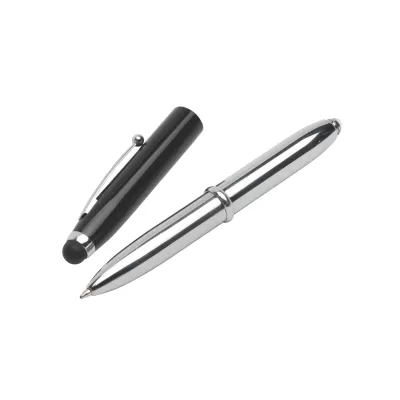 branded Economy 3-Way Stylus Pen & Torch, from our range of promotional Metal Promotional Pens
