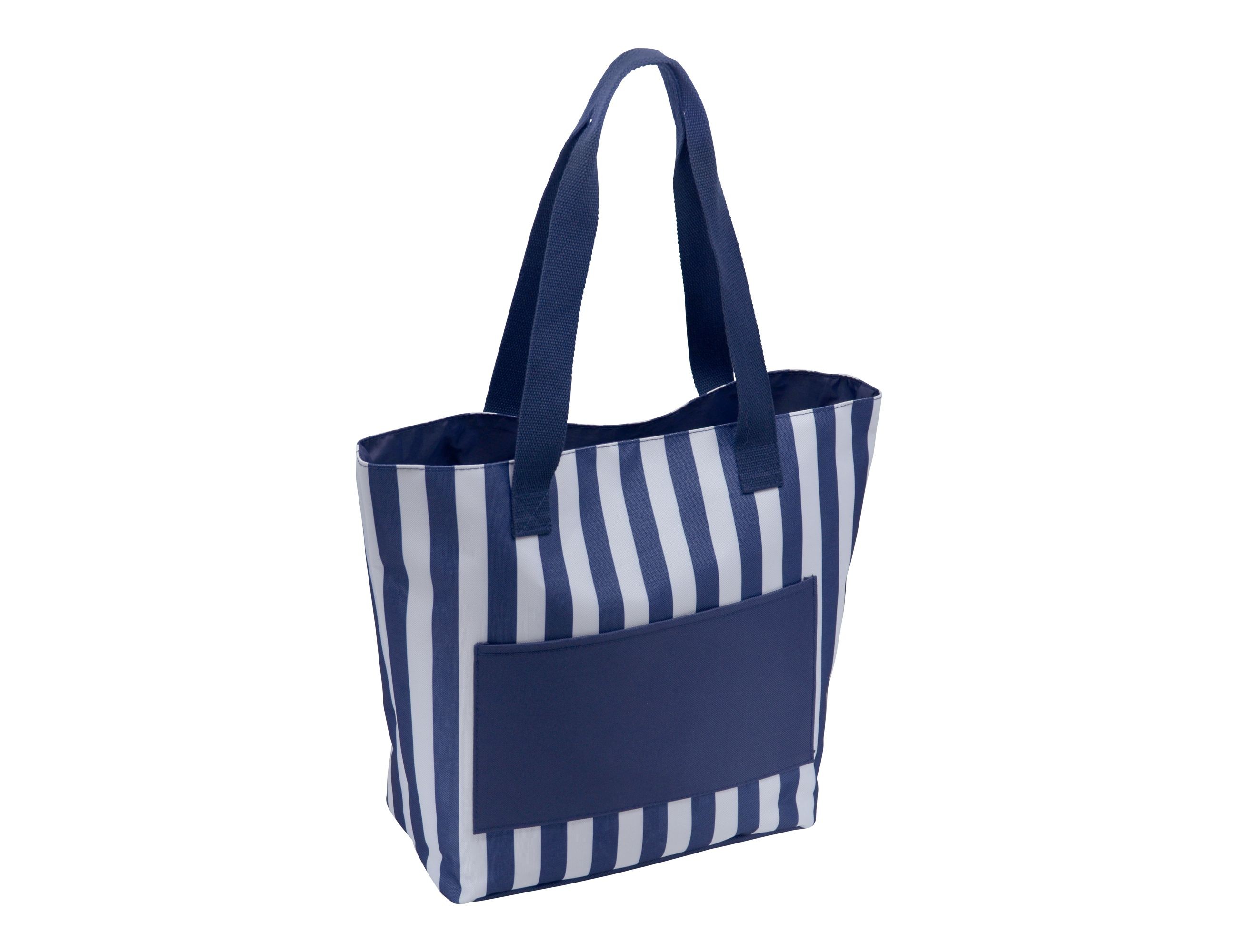 branded Ascot Beach Tote, Navy, from our range of promotional Shopping Tote Bags