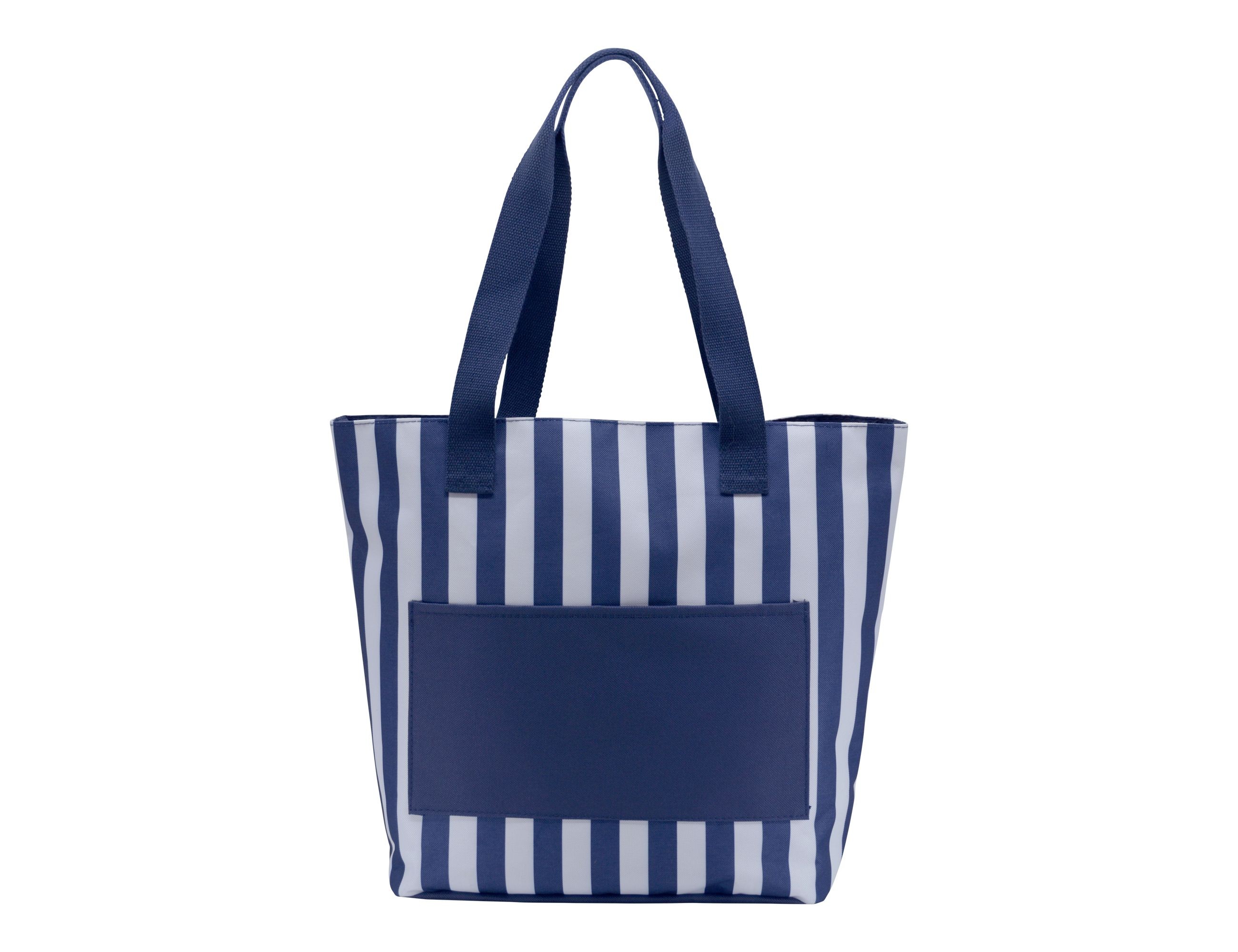 branded Ascot Beach Tote, Navy, from our range of promotional Shopping Tote Bags