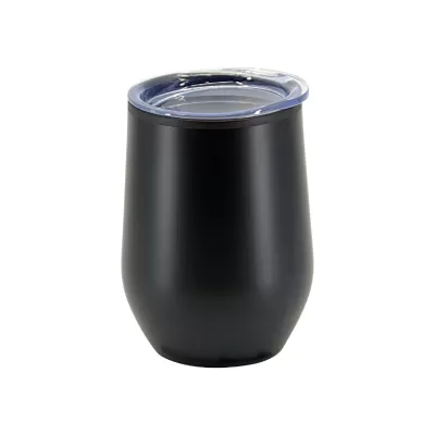 branded Naples 350ml Double Wall Mug, from our range of promotional Reusable Coffee Cups - Metal