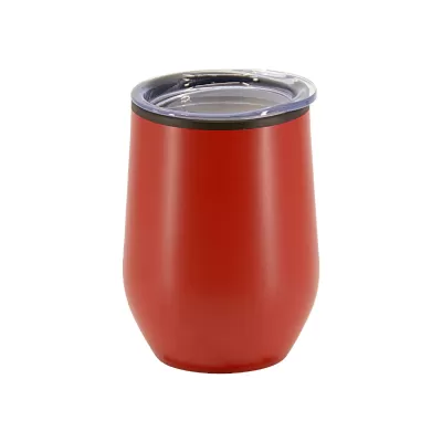branded Naples 350ml Double Wall Mug, from our range of promotional Reusable Coffee Cups - Metal