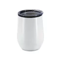 branded Naples 350ml Double Wall Mug, from our range of promotional Reusable Coffee Cups - Metal