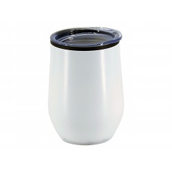 branded Naples 350ml Double Wall Mug, from our range of promotional Reusable Coffee Cups - Metal