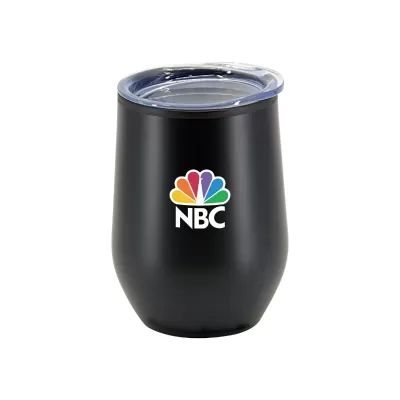 branded Naples 350ml Double Wall Mug, from our range of promotional Reusable Coffee Cups - Metal