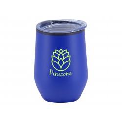 branded Naples 350ml Double Wall Mug, from our range of promotional Reusable Coffee Cups - Metal