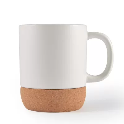 branded Magnum Ceramic Mug / Cork Base 350ml, from our range of promotional Coffee Mugs