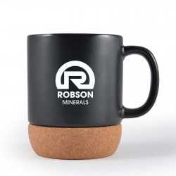 branded Magnum Ceramic Mug / Cork Base 350ml, from our range of promotional Coffee Mugs