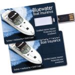 branded Credit Card Flash Drive, from our range of promotional Credit Card Style USB Flash Drives