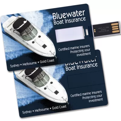 branded Credit Card Flash Drive, from our range of promotional Credit Card Style USB Flash Drives