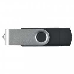 branded Swivel USB Flash Drive Dual 8GB, from our range of promotional Flash Drives