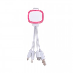 branded Family Light Up 3 in 1 Cable, from our range of promotional USB Hubs & Cables