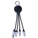 branded Glimmer Round Glow Cable, from our range of promotional USB Hubs &amp; Cables
