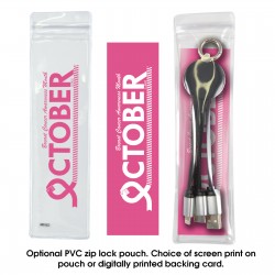 branded Glimmer Round Glow Cable, from our range of promotional USB Hubs & Cables