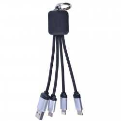 branded Glimmer Square Glow Cable, from our range of promotional USB Hubs & Cables