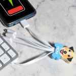 branded Custom Topper PVC Cable, from our range of promotional USB Hubs &amp; Cables