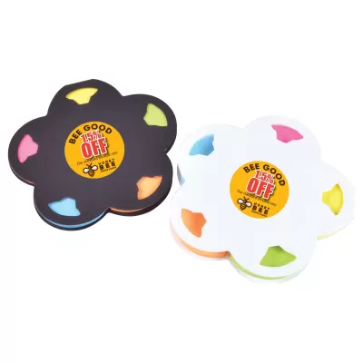 branded Daisy Sticky Notes, from our range of promotional Branded Post it Notes