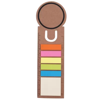 branded Circle Bookmark / Noteflag Ruler, from our range of promotional Bookmarks