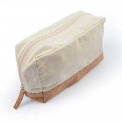 branded Corsica Calico / Cork Utility Case, from our range of promotional Toiletry Bags