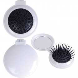 branded Compact Pop Up Brush / Mirror Set, from our range of promotional Homeware Products
