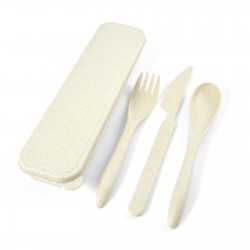 branded Delish Eco Cutlery Set, from our range of promotional Cutlery and Straws