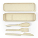 branded Delish Eco Cutlery Set, from our range of promotional Cutlery and Straws