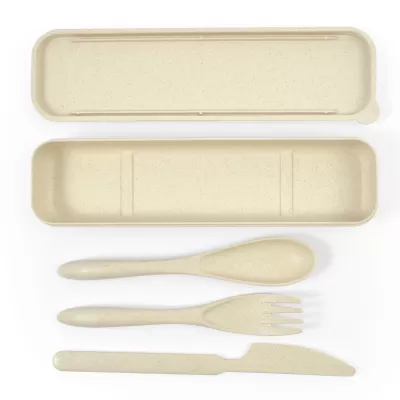 branded Delish Eco Cutlery Set, from our range of promotional Cutlery and Straws