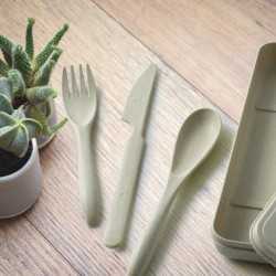 branded Delish Eco Cutlery Set, from our range of promotional Cutlery and Straws