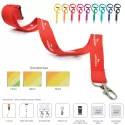 branded Artemis Woven Lanyard, from our range of promotional Custom Printed Lanyards