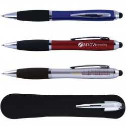 branded Santa Fe Pen / Stylus, from our range of promotional Metal Promotional Pens