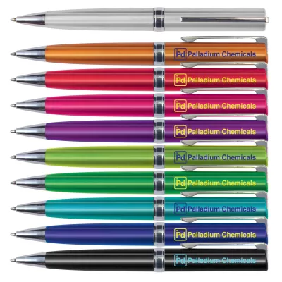 branded Gemini Metallic Pen Plastic, from our range of promotional Plastic Promotional Pens