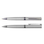 Plastic Promotional Pens  - Gemini Metallic Pen Plastic
