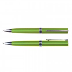 Plastic Promotional Pens - Gemini Metallic Pen Plastic