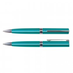 Plastic Promotional Pens - Gemini Metallic Pen Plastic